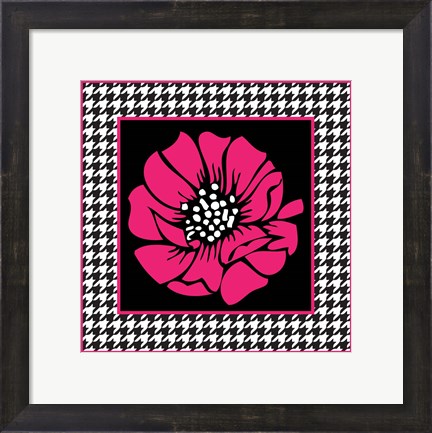 Framed Bold Pink Flower XI Print