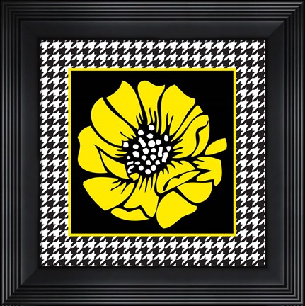 Framed Bold Yellow Flower XI Print