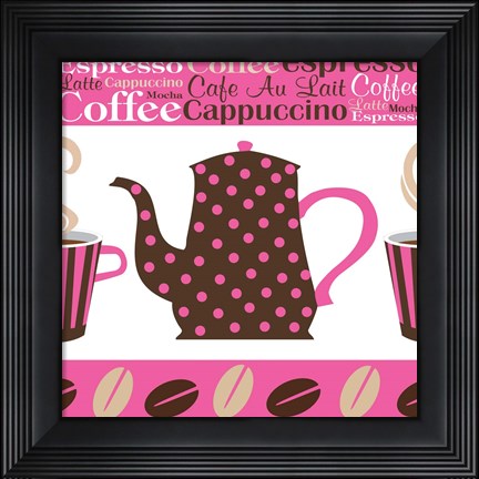 Framed Cafe Au Lait Cocoa Punch III Print