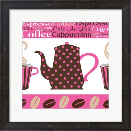 Framed Cafe Au Lait Cocoa Punch III Print