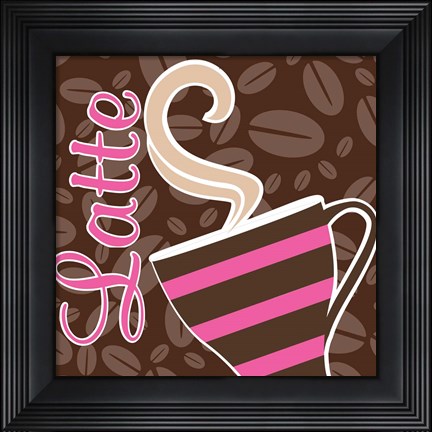 Framed Cafe Au Lait Cocoa Punch IX Print