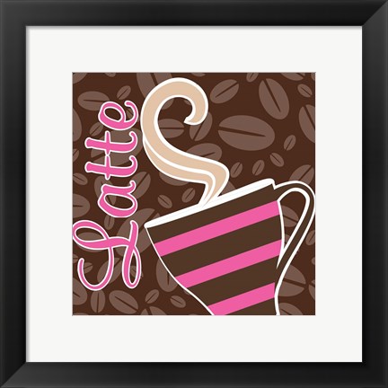 Framed Cafe Au Lait Cocoa Punch IX Print