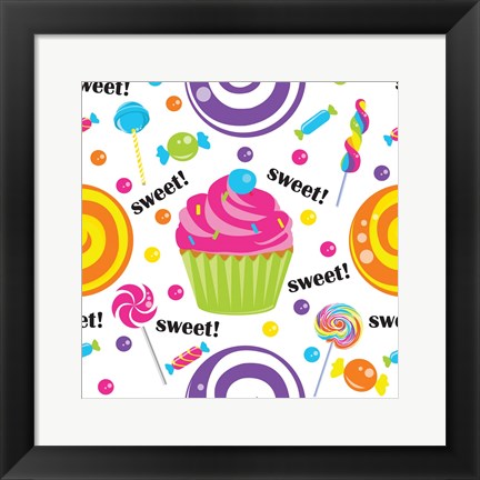 Framed Candy Craze VI Print