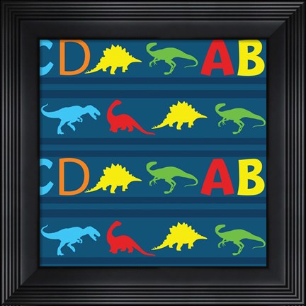 Framed Dinopolooza III Print