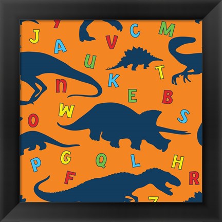 Framed Dinopolooza IV Print