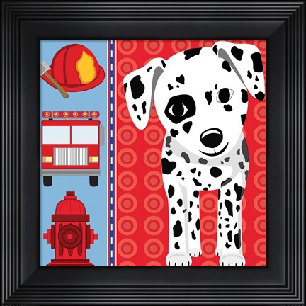 Framed Fire Emergency XI Print