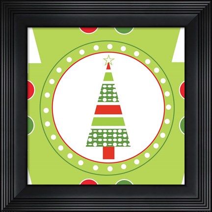 Framed Joyous Holiday III Print