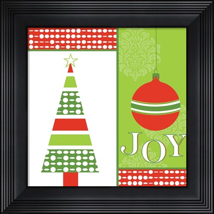 Framed Joyous Holiday XI Print