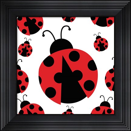 Framed Ladybug II Print