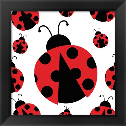 Framed Ladybug II Print