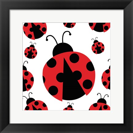 Framed Ladybug II Print