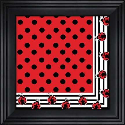 Framed Ladybug III Print