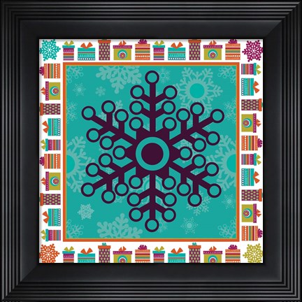 Framed Mod Christmas XII Print