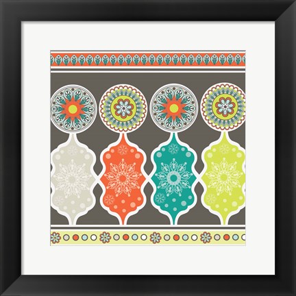 Framed Modern Day Moroccan Fiesta IV Print