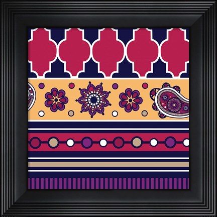 Framed Modern Day Moroccan Gypsy V Print