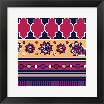 Framed Modern Day Moroccan Gypsy V Print