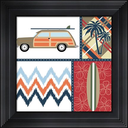 Framed Surf VII Print