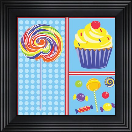 Framed Sweet Shoppe IV Print