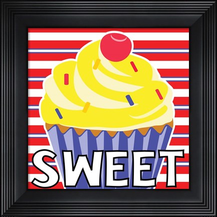 Framed Sweet Shoppe VII Print