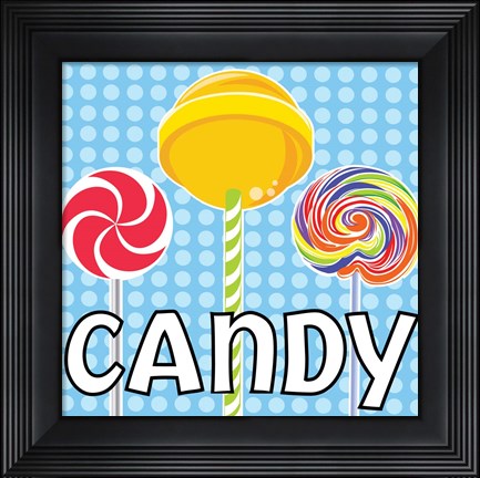 Framed Sweet Shoppe IX Print