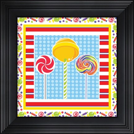 Framed Sweet Shoppe XII Print