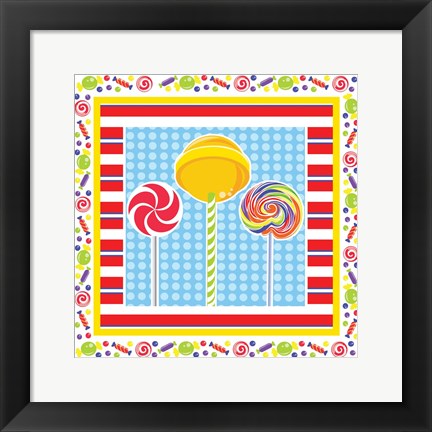 Framed Sweet Shoppe XII Print