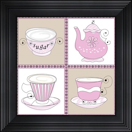 Framed Tea Time II Print
