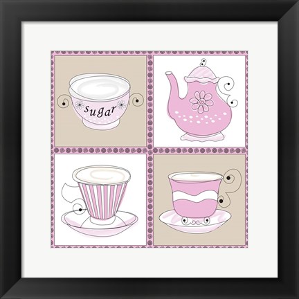 Framed Tea Time II Print