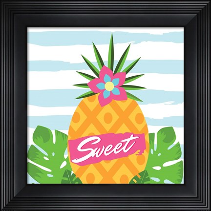Framed Tropical I Print