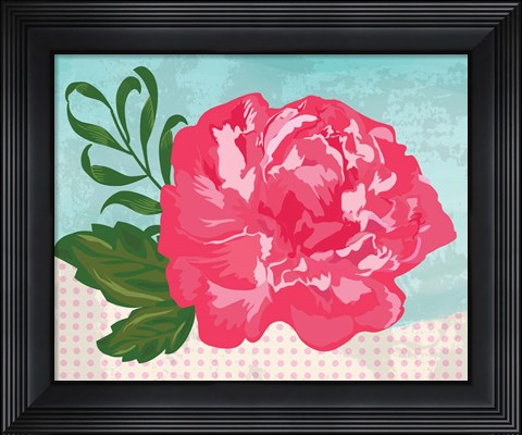 Framed Floral I Print