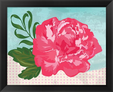 Framed Floral I Print