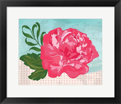 Framed Floral I Print