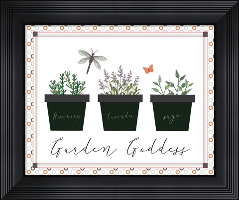 Framed Garden II Print