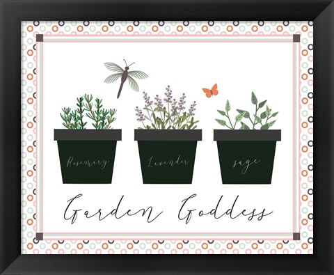 Framed Garden II Print