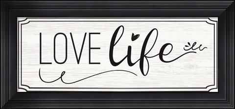 Framed Words III Print