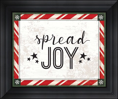Framed Words Christmas III Print