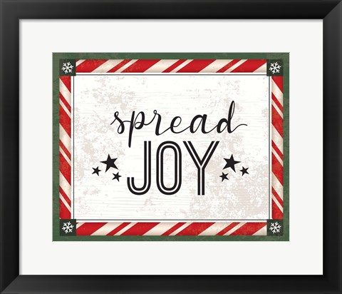 Framed Words Christmas III Print