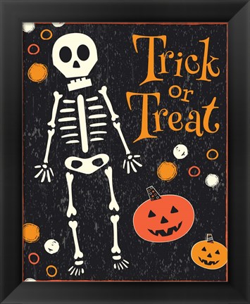 Framed Trick or Treat Print