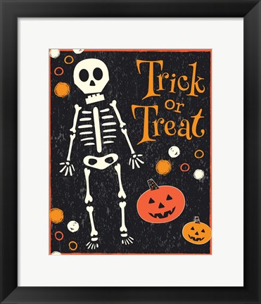 Framed Trick or Treat Print