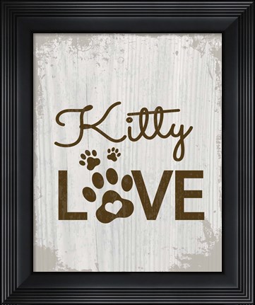 Framed Kitty Love Print