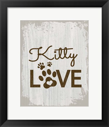 Framed Kitty Love Print