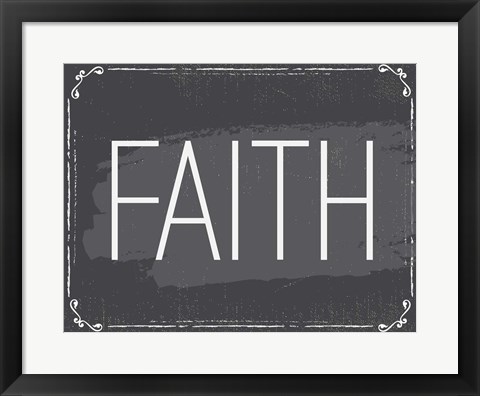 Framed Faith Print