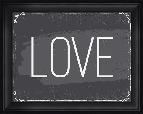 Framed Love Print