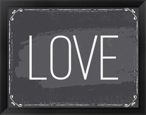 Framed Love Print