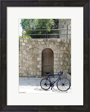 Framed If You Are Afraid Print