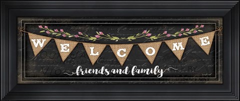 Framed Welcome Print