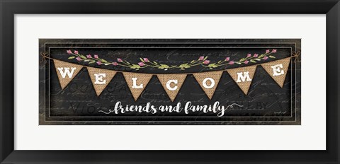 Framed Welcome Print