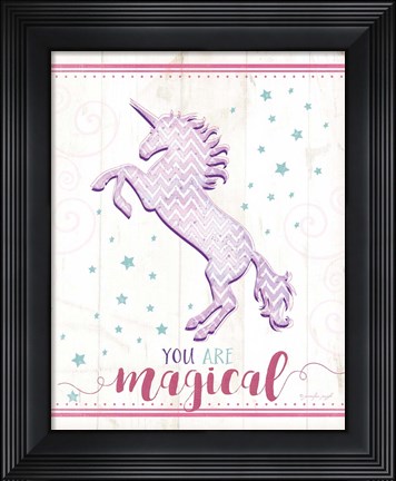 Framed Magical Unicorn Print