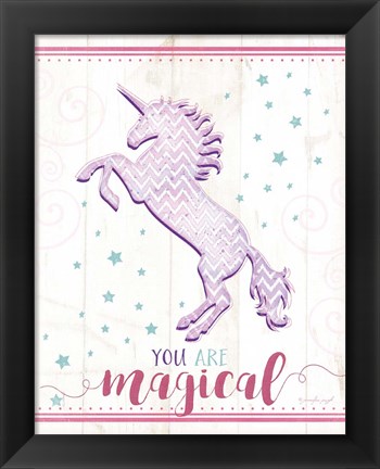 Framed Magical Unicorn Print