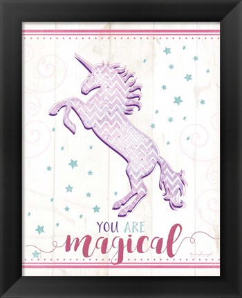 Framed Magical Unicorn Print